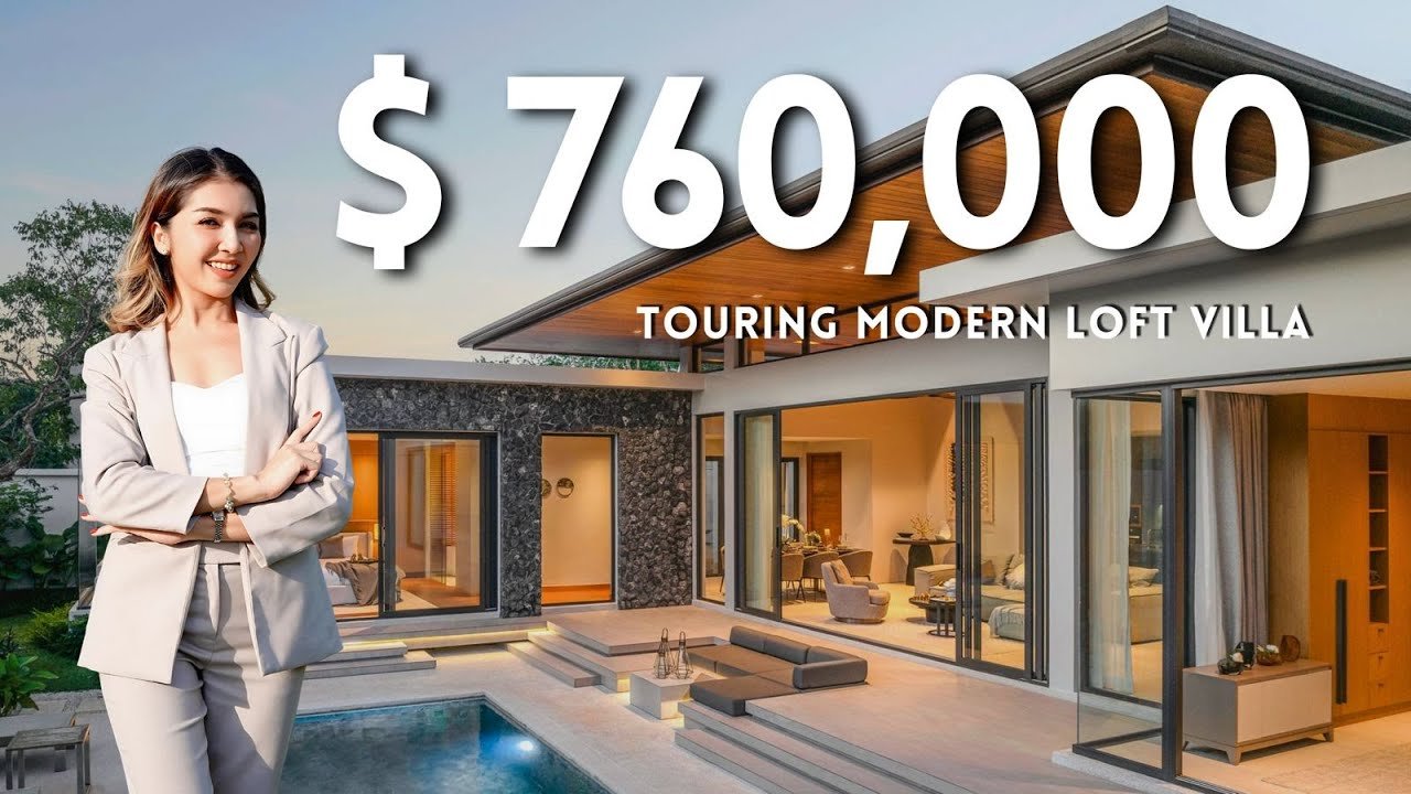 Exploring $760K Modern Loft Villa, in Paradise Phuket Thailand!